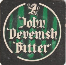 BEER MAT - DEVENISH BREWERY - JOHN DEVENISH BITTER - (Cat 065) - (1985)