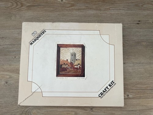 Vintage marquetry picture kit - marquetry,