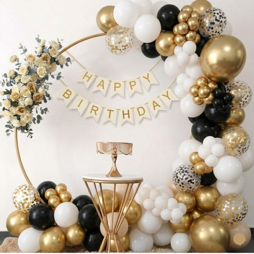 Happy birthday banner balloon - birthday,