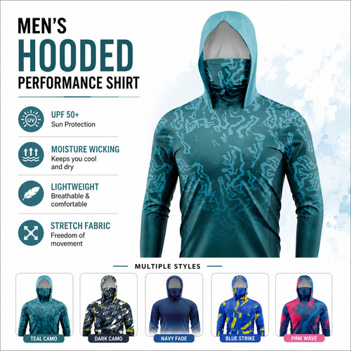 Men long sleeve fishing - men's,