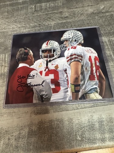 Jim tressel signed - tressel, 8x10