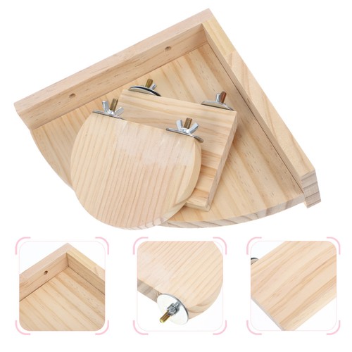3pcs wood springboard hamster - springboard,