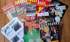 12 plus Vintage Music magazines and catalogues1970s/1980s/1990s