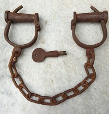 Old Vintage Handcuff Antique