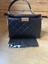 Dune Dates Black Quilted Handbag