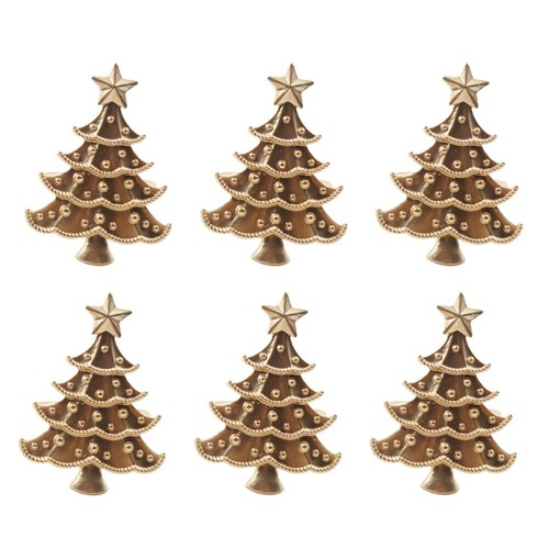 6pcs napkin rings christmas - napkin,