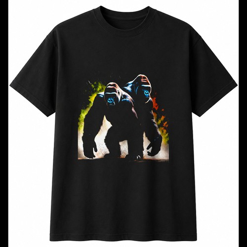 Dark fantasy silverback - dark,