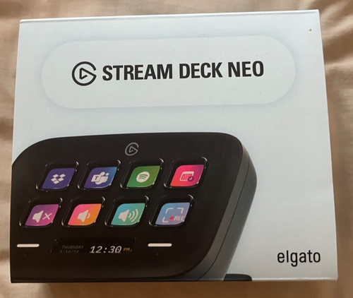 Elgato stream deck - neo, black