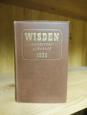 1938 Origianl Hardback Wisden