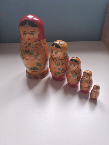 Vtg ussr soviet - russian, wooden