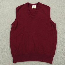VINTAGE 70s Wool Vest Mens