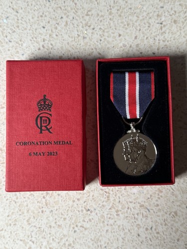 King charles coronation medal - king,