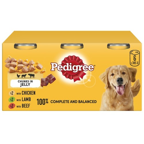 Pedigree chunks jelly wet - chunks, in