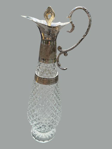 Vintage french pressed glass - french,