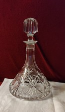 Lead Crystal Ships Decanter