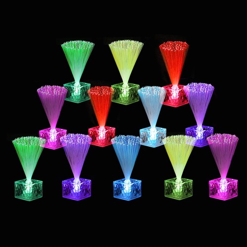 12pcs fiber optic lamps - 12pcs, lamps,led