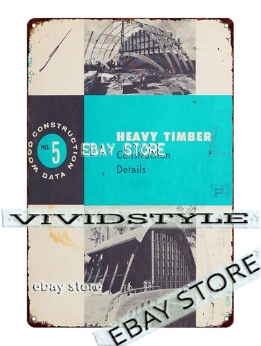 Tin sign 1961 - tin, timber
