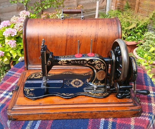 1884 singer 12k fiddle base - 12k,