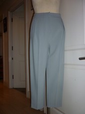 TOPSHOP BLUE GREY CAPRI PANTS