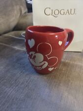 Red Disney Micky & Minnie Mouse Mug Red Ceramic Large 