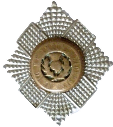 Royal scots pouch badge cast - pouch,