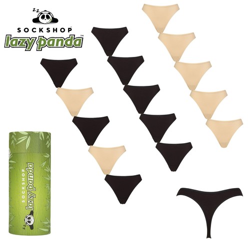 Women bamboo thongs - bamboo,