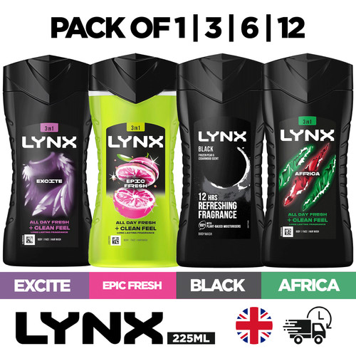 Lynx shower gel - gel, hours