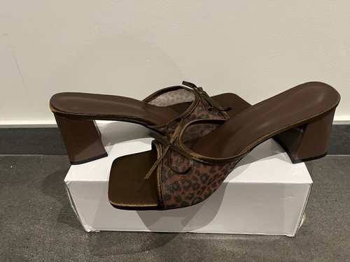 Leopard print kitten heels - leopard,