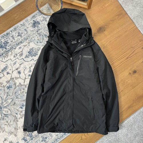 Marmot black full zip - black,