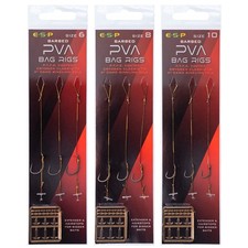 2 x ESP PVA Bag Rigs - Barbed/Barbless - All Sizes