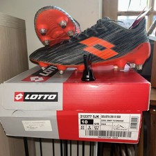 Lotto SOLISTA 200 III SGX - Cool Gray 7C/Orange - SG UK9 football boots - Boxed