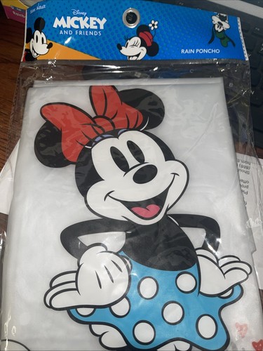 New disney rain poncho - new,