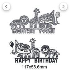 Happy Birthday Circus Animals