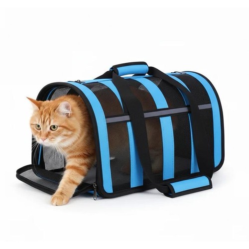 Soft sided pet carrier bag - carrier, dog