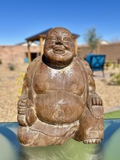16" Vtg Seated Laughing Buddha