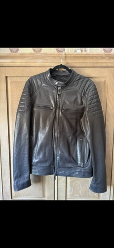 Belstaff men black leather - men’s,