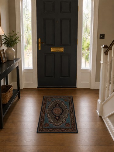 Decorative area rug crystal - area,