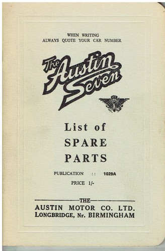 Austin seven chassis - austin,