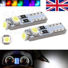 T5 3 LED Car Bulb for Dash, Clock etc 12 volt 286 3 3528 SMD WEDGE BULB CANBUS
