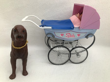 Vintage Pedigree Sindy rare Walk in the Park pram and accessories