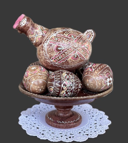 Vintage ukrainian wooden - vintage,