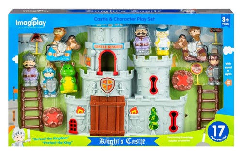 Imagiplay 17pcs knights castle - 17pcs,