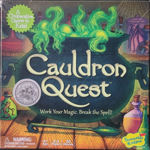 Cauldron quest board game - cauldron,