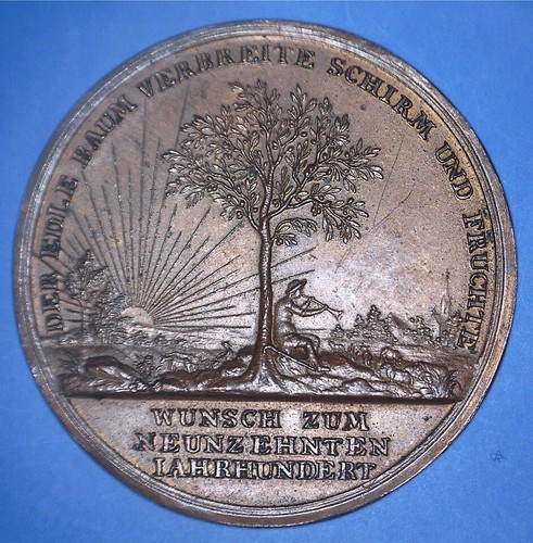 Tree life uniface - life, bronze