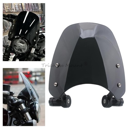 Black sport windshield for - black,