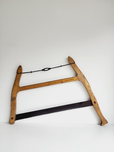 Antique danish wooden bow buck - antique,