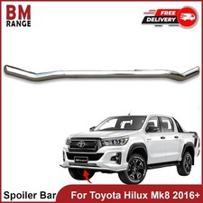 STAINLESS STEEL CITY FRONT BAR SPOILER BAR 70MM FOR TOYOTA HILUX MK8 2016 ON