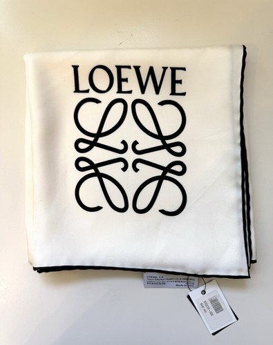 Loewe silk scarf - -, creme