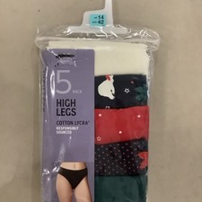 M&S Ladies 5 Pack Cotton Lycra