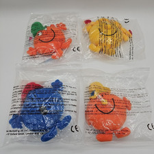 Vintage Mr Men Plush Toys McDonalds Happy Meal x 4 011